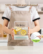 Ankou Food Storage Container Sets, 2.8 Qt + 4.2 Qt *2 Airtight Canisters - Image 3