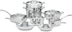 Cuisinart FCT-13 13-Piece Cookware Set French Classic Tri-Ply by Cuisinart