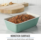 Martha Stewart Gallen 9-Inch Nonstick Carbon Steel Loaf Pan – Teal, Durable - Image 3