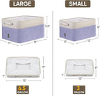 BALEINE 4 Pack Fabric Closet Storage Bins - Image 2