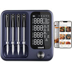 4-Probe Digital Meat Thermometer Wireless by InkGrill