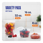 Stack Man Plastic Deli Food Storage Containers - Image 2