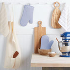 KITCHENAID Ribbed Soft Silicone Oven Mitt 2-Pack Set, Lavender Cream - Image 2
