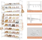 LANTEFUL Tall Shoe Rack 10 Tier Shoe Organizer Large Shoe Shelf - Image 4