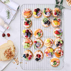 TeamFar Baking Sheet with Rack Set of 4, 20’’×14’’×1.2’’, Half Size Stainless - Image 6