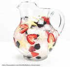 Libbey Acapulco Large Glass Pitcher Set of 2, 89 Oz, Tall Bubble Glass Pitchers - Image 9