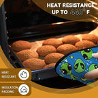 Green Alien Pot Holder Set of 2, Heat Resistant Potholders Oven Hot Pads - Image 7