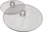 2Pcs 10" & 13" Stainless Steel Splatter Screen Splatter Guard, Ultra Fine Mesh by Unknown