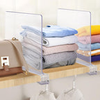 JOY DECOR 12 Pack Acrylic Clear Shelf Dividers - Image 7
