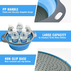 2 Pack Collapsible Silicone Colander - Image 5