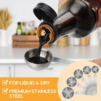 4 PCS 1 Teaspoon Stainless Steel Single Measuring Spoon - Image 2