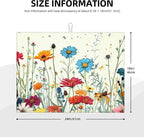 Butterfly Flowers Dish Drying Mat 18x24 Inch, Microfiber Absorbent Fast Dry Mat - Image 2