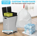 Simpli-Magic 18.5 Gallon Dual Compartment Step Trash Can – Kitchen Garbage Can - Image 10