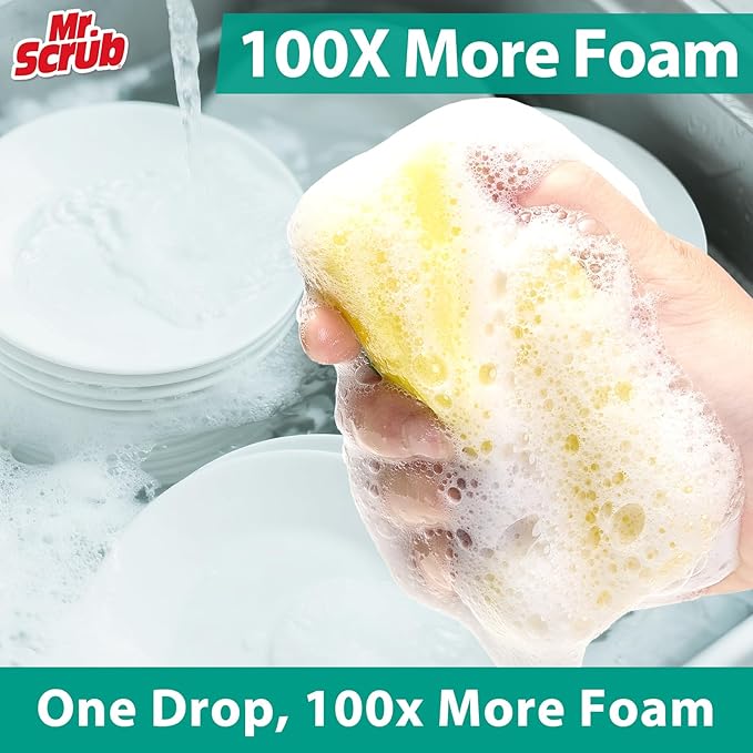 Mr. Scrub Sponges Kitchen Scrub Dish Sponge Scouring Pad, 24 Pack Cleaning - Image 2