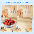 Microwave Cover for Food and Silicone Mat Collapsible Microwave Splatter Cover - Image 5