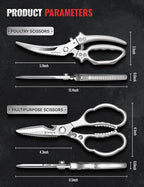 Emojoy 2-Piece Kitchen Scissors Set - Image 2