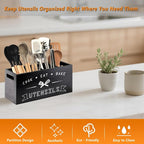 Large Black Utensil Organizer - Image 6