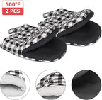 Short Oven Mitts, Heat Resistant 500°F, Silicone Grip Kitchen Gloves, Non-Slip - Image 3