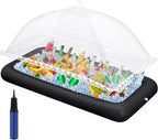 Leitee 3 Pcs Inflatable Serving Bar Kit Includes Salad Buffet Tray by Leitee