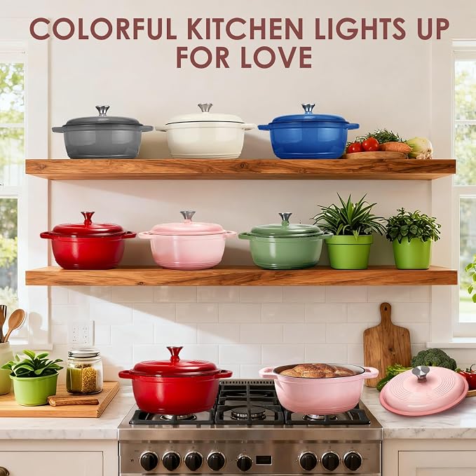 Cast Iron Dutch Oven Pot With Lid - Image 7