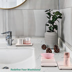 NiuYichee 2 Pcs Water Absorbing Stone Trays, Kitchen/Bathroom Sink Soap Dish - Image 6