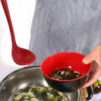 uxcell Silicone Soup Ladle Spoon 8.5 Inch Heat Resistant to 450°F One Piece - Image 5