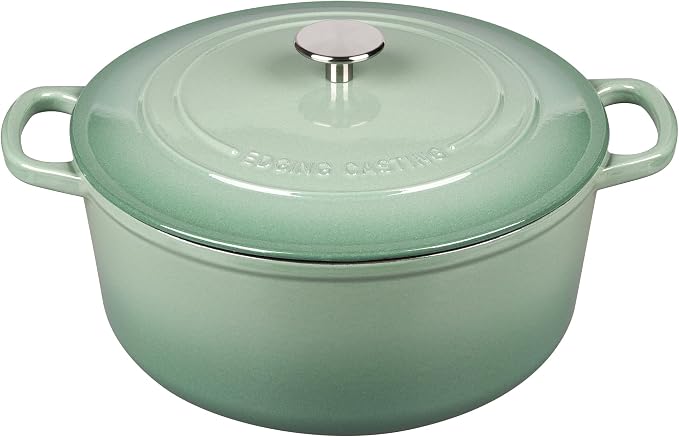 EDGING CASTING Enameled Cast Iron Dutch Oven Pot by EDGINGCOOKWARE