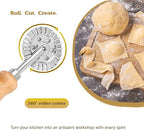Pastry and Pasta Wheel 1.9 inch – Dough Crimper Ravioli Dumpling Pierogi Cutter - Image 3
