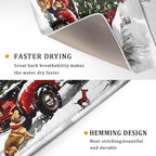 Red Truck Christmas Dish Drying Mat - Image 3