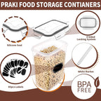 PRAKI Airtight Food Storage Containers Set - Image 3