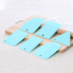 6pcs Cake Scraper Decorating Comb and Icing Smoother Reusable Bread Cream Pizza - Image 3