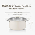 10 Quart Nonstick Stock Pot - Image 6