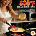 Anaeat Silicone Whisk, Thick Stainless Steel Wire Inner - Image 4