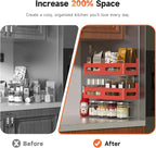 Sevenblue 4 Pack Strong Magnetic Spice Rack - Image 3