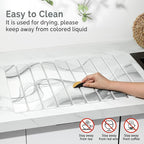 Large Stone Dish Drying Mat for Kitchen Counter, Foldable Water Absorbing - Image 5