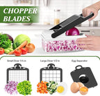 HomeHacks Vegetable Chopper Vegetable Cutter, 12 in 1 Kitchen Gadget, Onion - Image 2