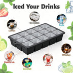 Silicone Ice Cube Tray 3 Pack - Image 7