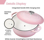 EDGING CASTING Enameled Cast Iron Covered 5.5 Quart Dutch Oven - Image 5