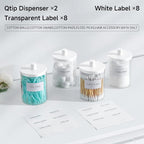 TIPGO Glass Qtip Holder Dispenser - Image 4