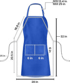 Utopia Kitchen 10 Pack Bib Apron Adjustable - Image 2