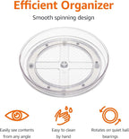 Amazon Basics Clear Rotating Lazy Susan Turntable Organizer - Image 2