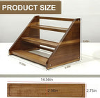 Acacia Wooden Spice Rack for Countertop - Image 2