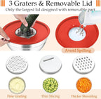 TeamFar Mixing Bowls, Stainless Steel Nesting Salad Bowls - Image 3