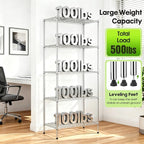 BestOffice | 5-Tier Wire Storage Shelves | 14 x 24 x 60 | Chrome | - Image 4