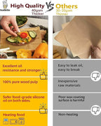 Katbite 130Pcs 10 Inch Sandwich Wrapping Paper, Heavy duty Deli Paper, - Image 4