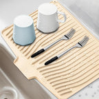 Silicone Dish Drying Mat for Kitchen Counter, Dish Drainer Mat, Non-Slip Drying - Image 7