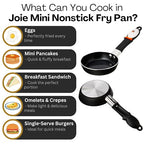 Joie Mini Egg Frying Pan, Small Nonstick Skillet, Heat-Resistant Handle - Image 3