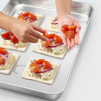 TeamFar Baking Sheet, 17.6’’ x 13’’ x 1’’ Stainless Steel Large Cookie Sheet - Image 5