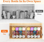 Lifewit Stackable Bottle Storage Organizer, Large Slot Water Bottle Tumbler Cup - Image 8