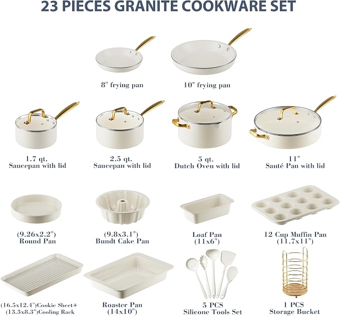 Pots and Pans Set Nonstick - Image 2